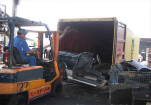 Cars for Part being put into container